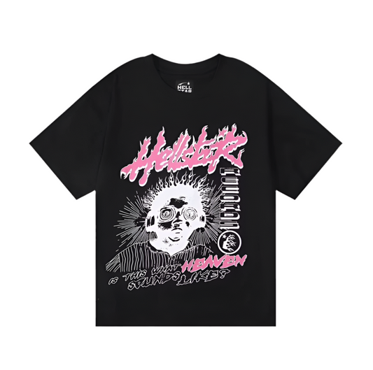 Playera hell star heaven Records